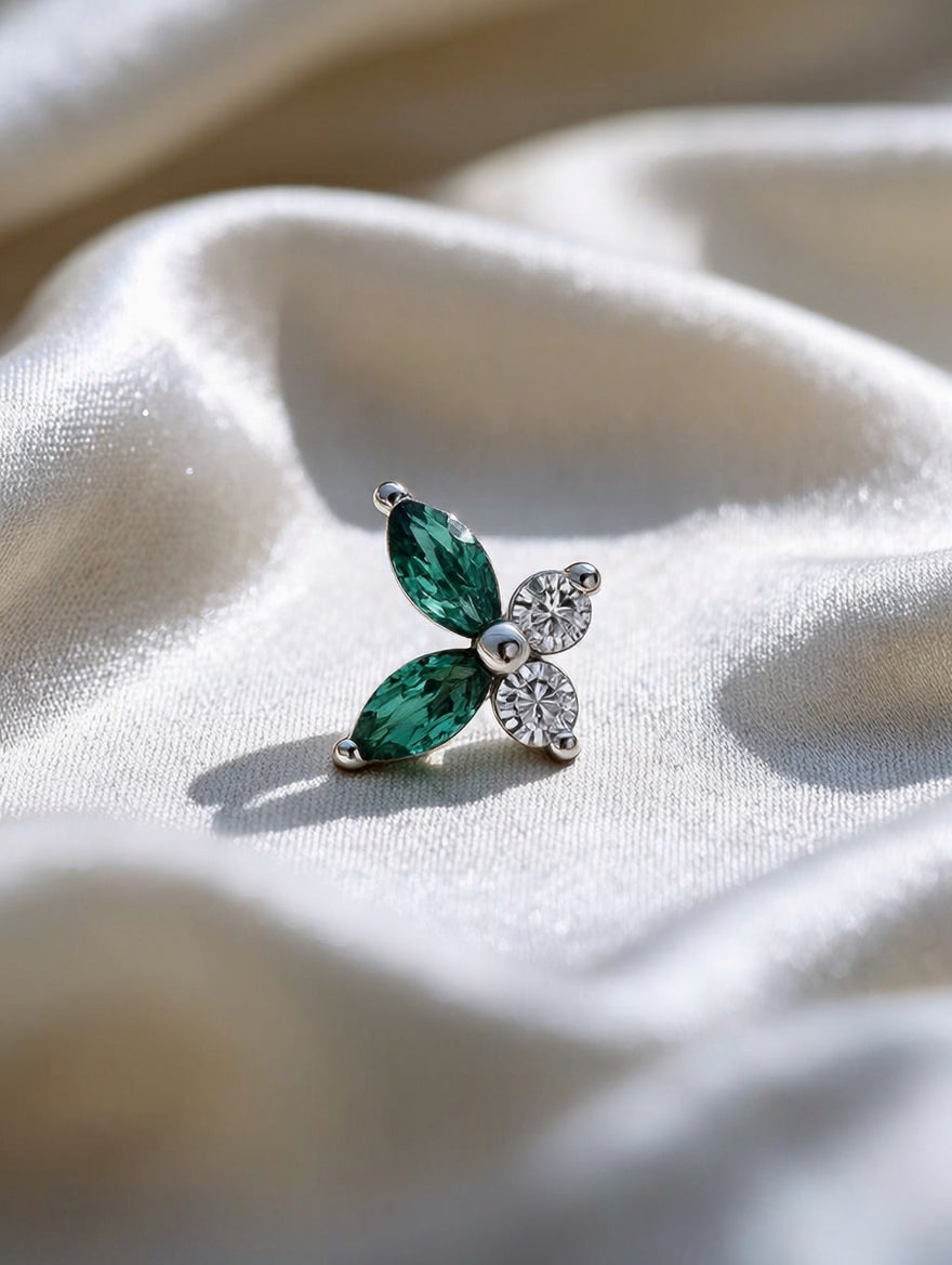 Petite Butterfly Earrings | Silver
