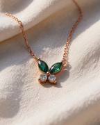 Petite Butterfly Necklace | Rose Gold